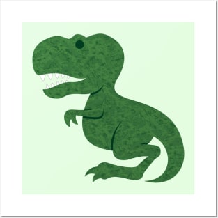 Green T Rex Posters and Art